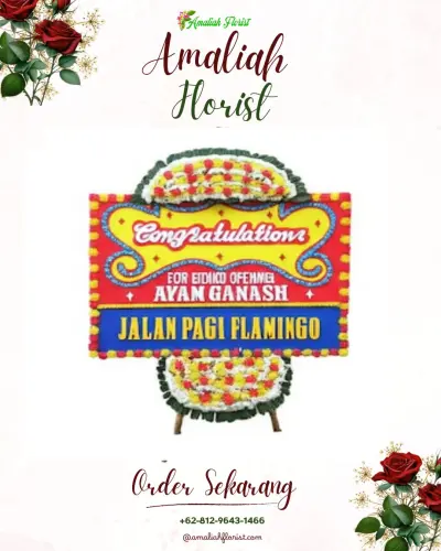 Bunga Papan Congratulation di Warung Kiara